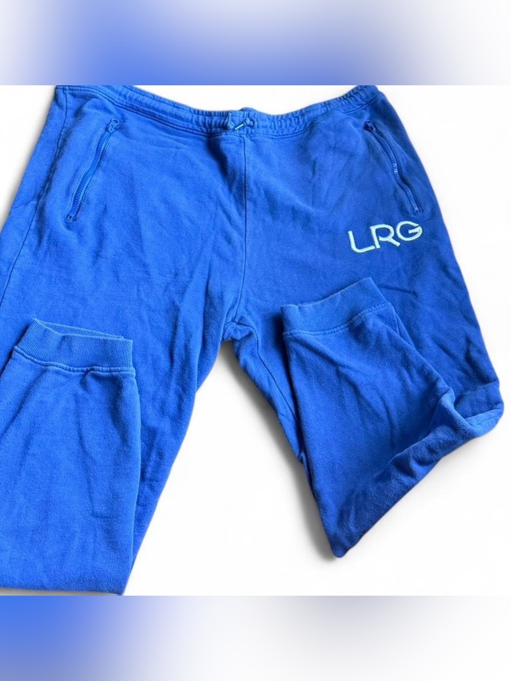 LRG Mens Royal Blue Jogger Sweatpants